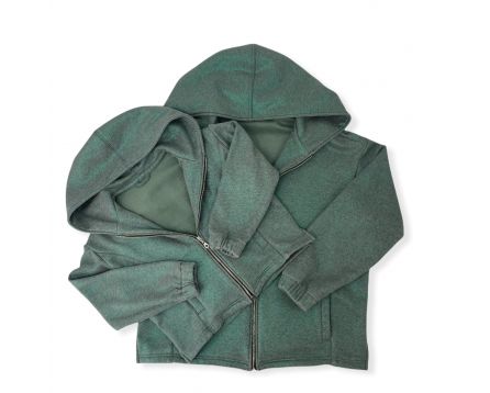 Mikina Máma&Dcera "Metal green"